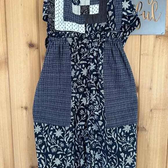 Ulla Johnson Nyala Patchwork Jumpsuit Size 0